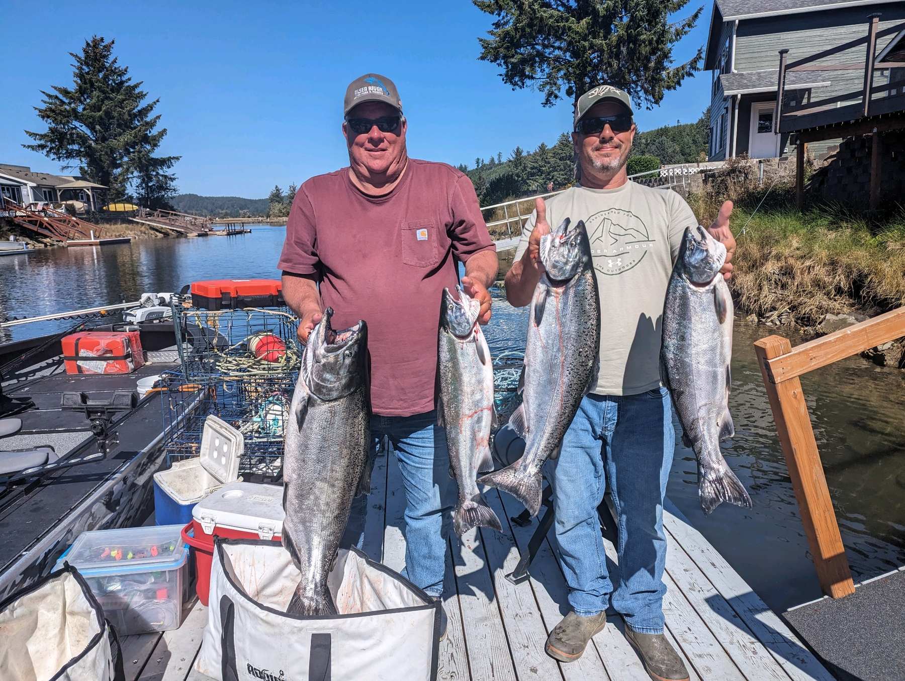 Spring fishing trip on the Oregon Coast with Keeping It Reel Guide Service
