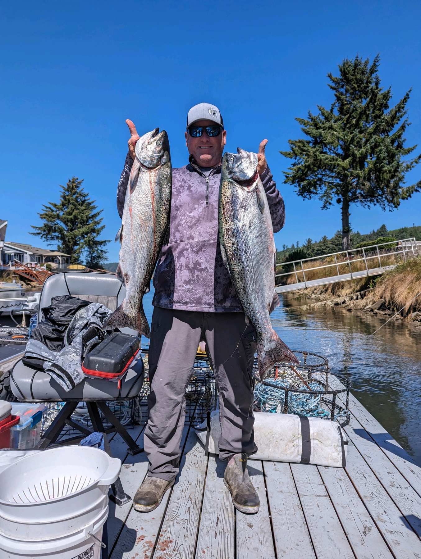 Guided Oregon Coast fishing and crabbing trip with Keeping It Reel Guide Service